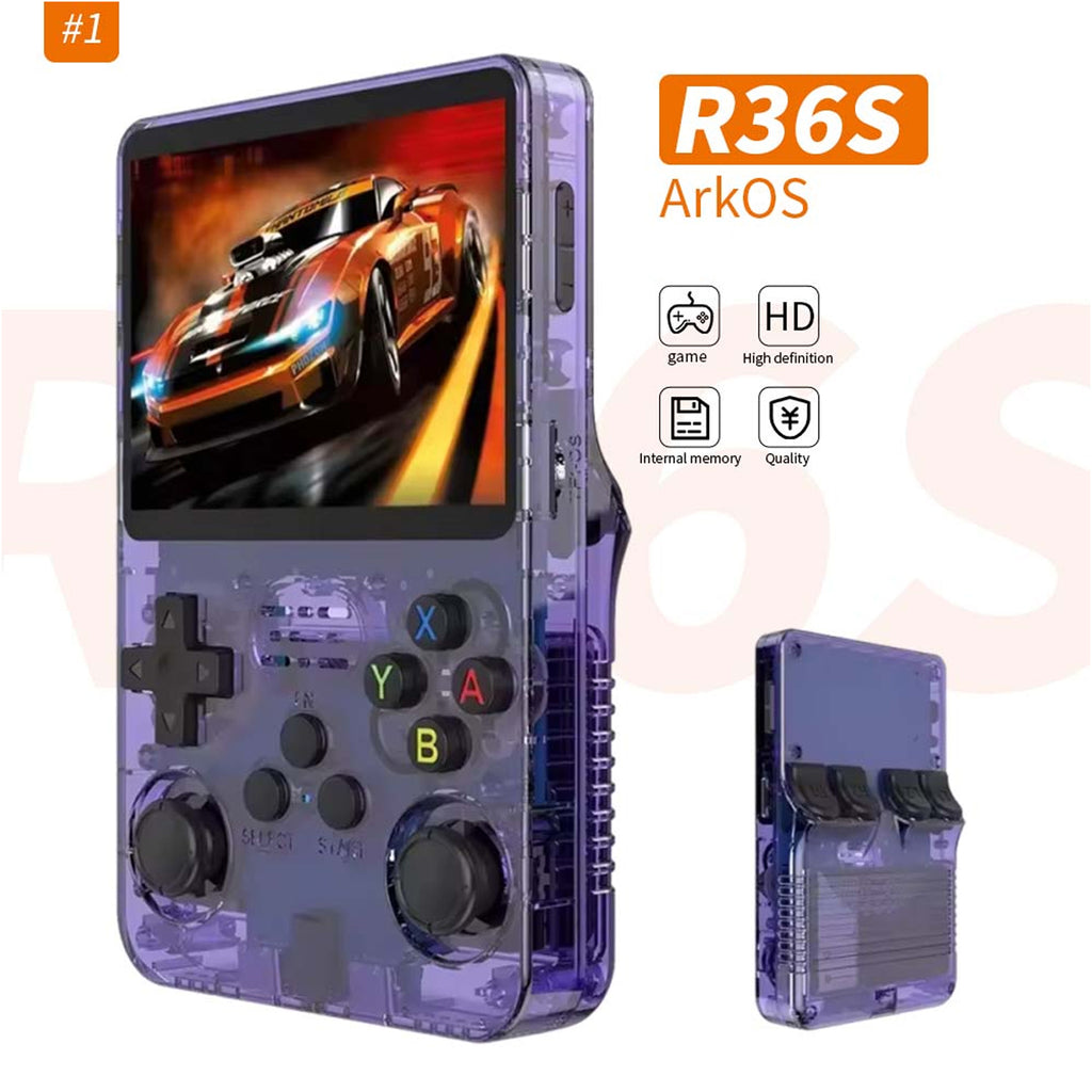 Miza R36S Retro Handheld Video Game Console